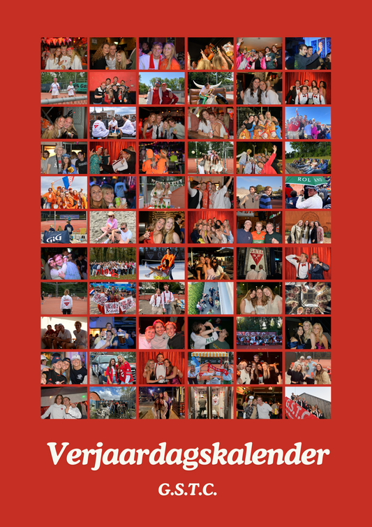 G.S.T.C. verjaardagskalender